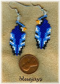 beaded blue jays