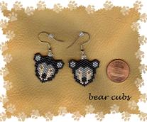 beaded bear cubs