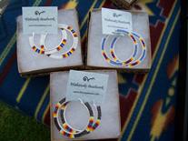 46mm sterling silver beaded hoops