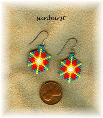 beaded sunburst