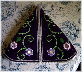 abenaki peaked cap hood beadwork