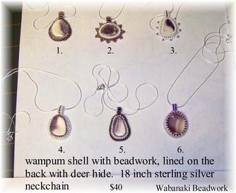 wampum and beaded necklaces